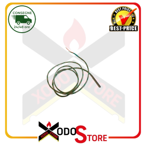 Sonda fumi K in acciaio AISI 316 con cavo in fibra di vetro VETROTEX (Rif.Int. 8017)