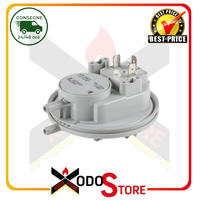 Pressostato differenziale HUBA 59 in depressione innesto Ø 6.2 mm (Rif.Int. 7016)