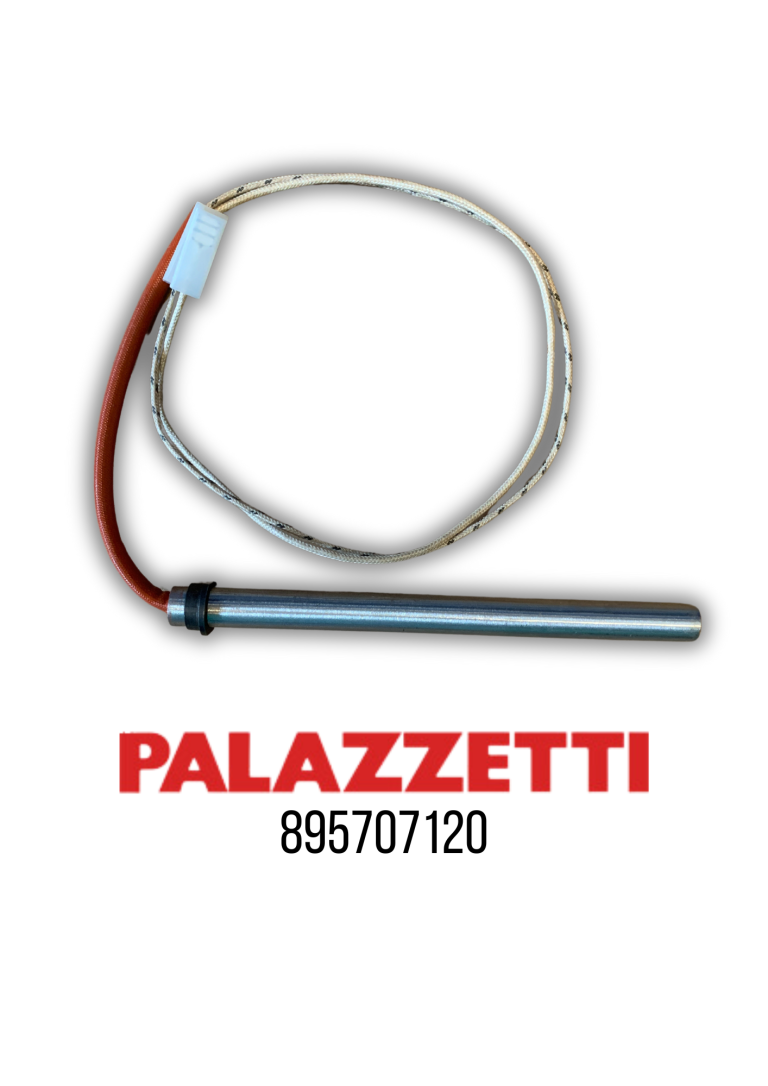 Candeletta resistenza accensione per stufa a pellet ORIGINALE PALAZZETTI con faston cod. 895707120