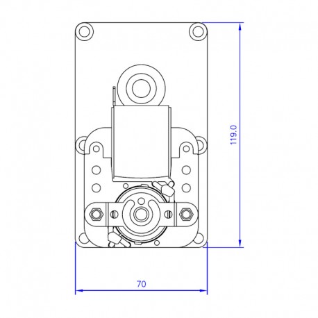 Gearmotor for pellet stoves ORIGINAL CADEL speed: 3.3 rpm MCZ code 4D145159010 - Image 7