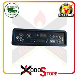 Tastiera display LED Micronova D047_B01 per stufa a pellet (Rif.Int. 0022)