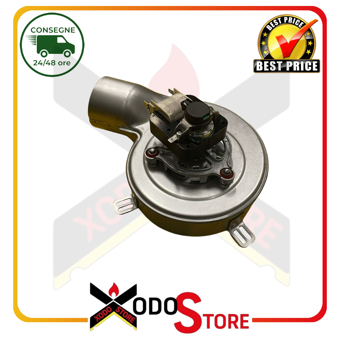 Smoke extractor assembly complete with snail for stoves ORIGINAL MONTEGRAPPA code 1184081810 - Image 2