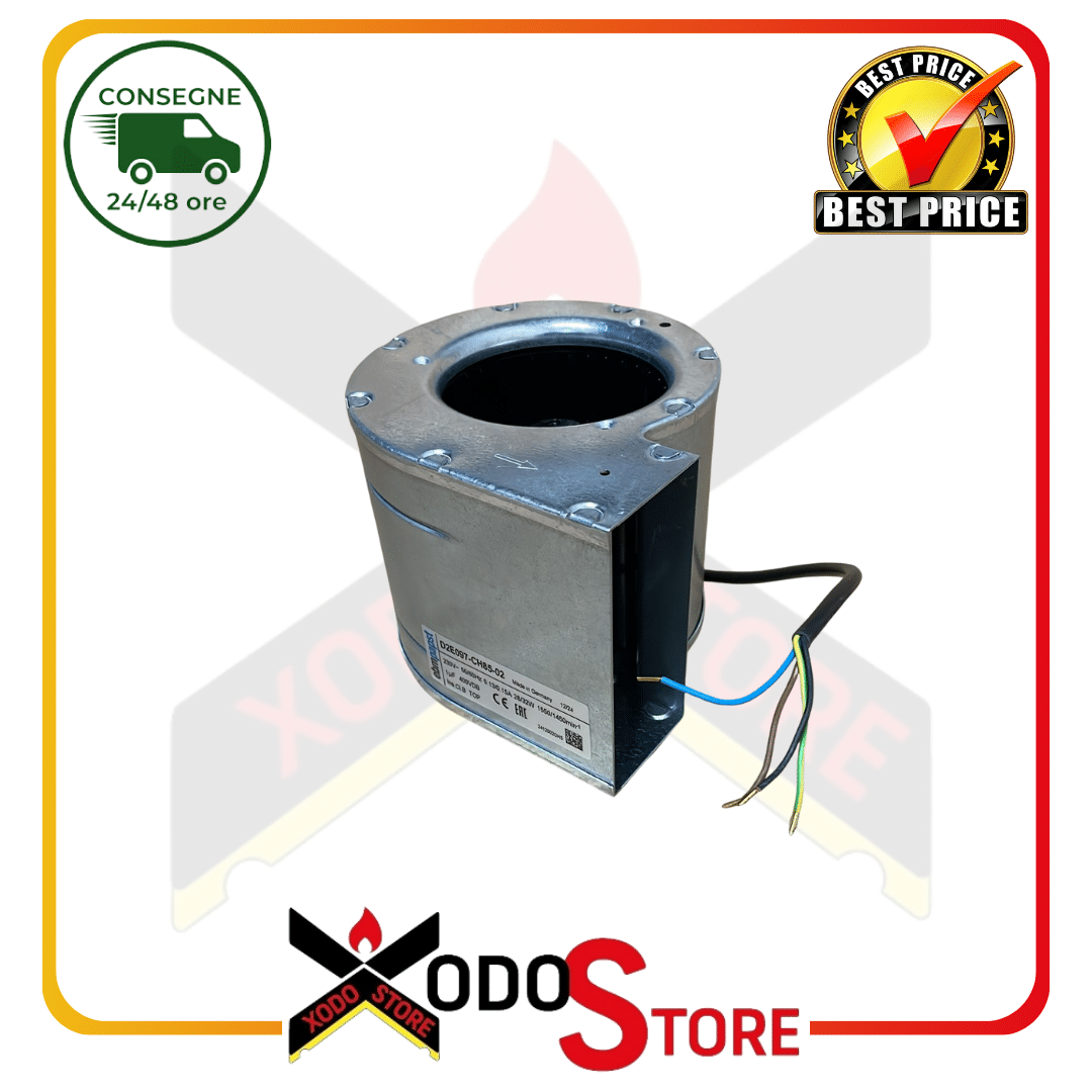 Ventilatore radiale per stufa a pellet originale Caminetti Montegrappa cod. 1040200101