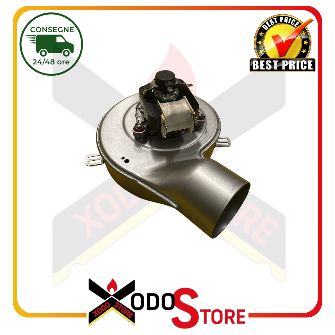 Smoke extractor assembly complete with snail for stoves ORIGINAL MONTEGRAPPA code 1184081810 - Image 3