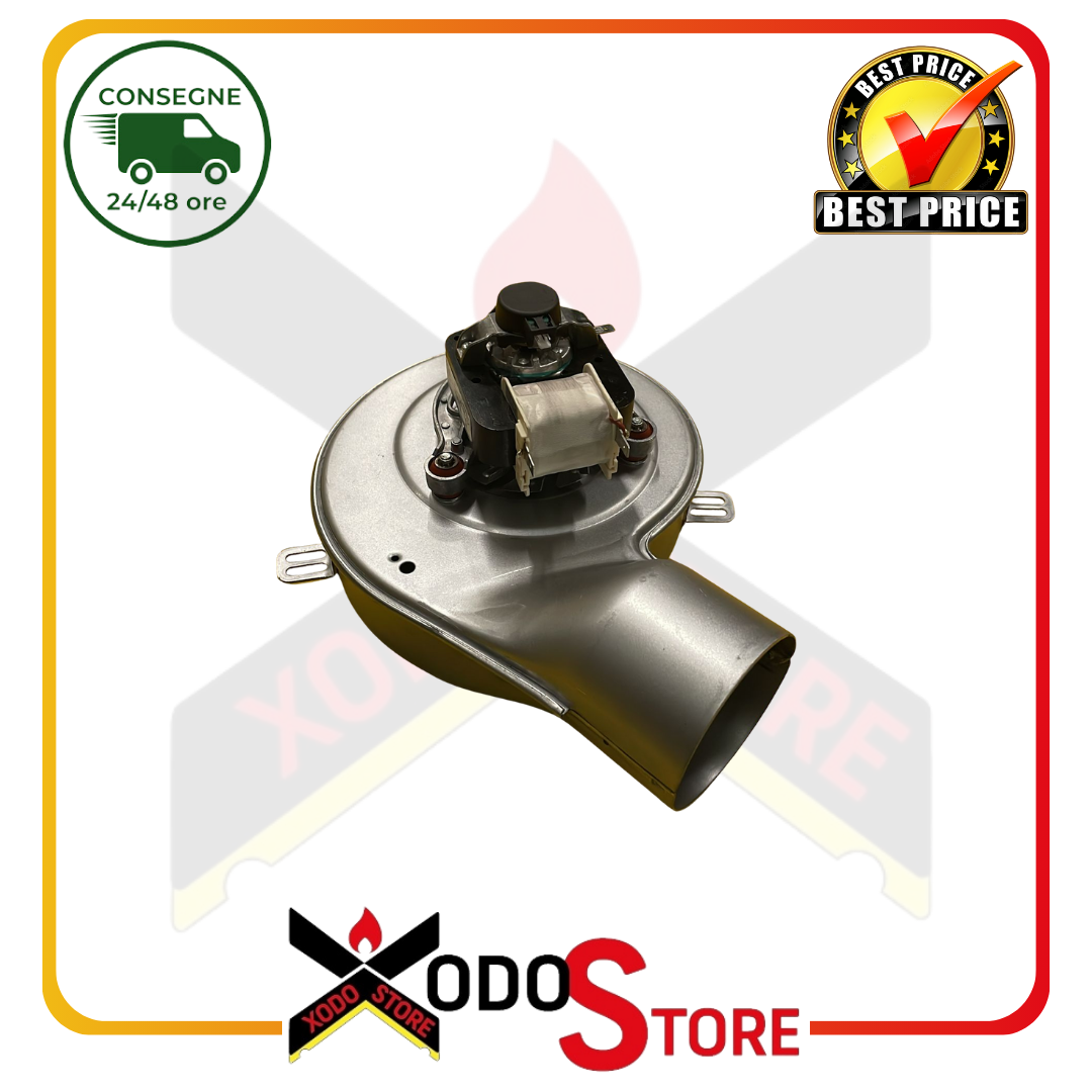 Smoke extractor assembly complete with snail for stoves ORIGINAL MONTEGRAPPA code 1184081810 - Image 4