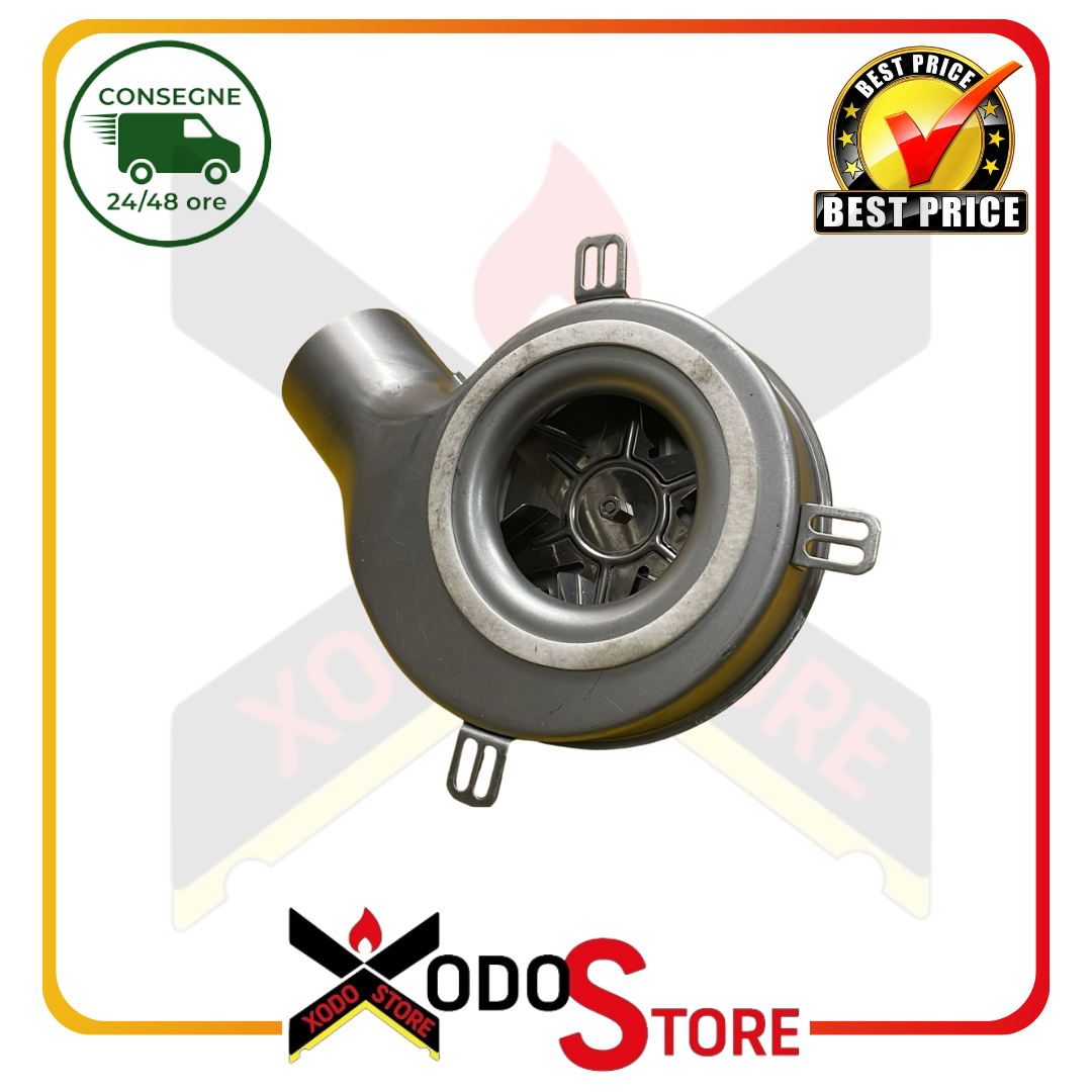 Smoke extractor assembly complete with snail for stoves ORIGINAL MONTEGRAPPA code 1184081810 - Image 6