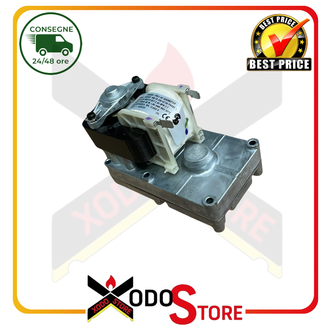 Gearmotor for pellet stoves ORIGINAL CADEL speed: 3.3 rpm MCZ code 4D145159010 - Image 6