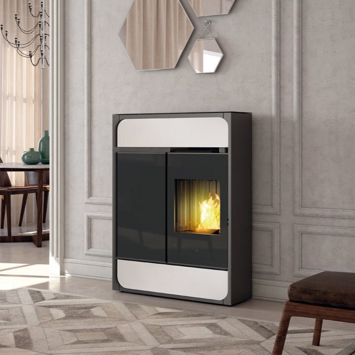 EDILKAMIN pellet stove BILD UP model 9.1 kW - Image 5