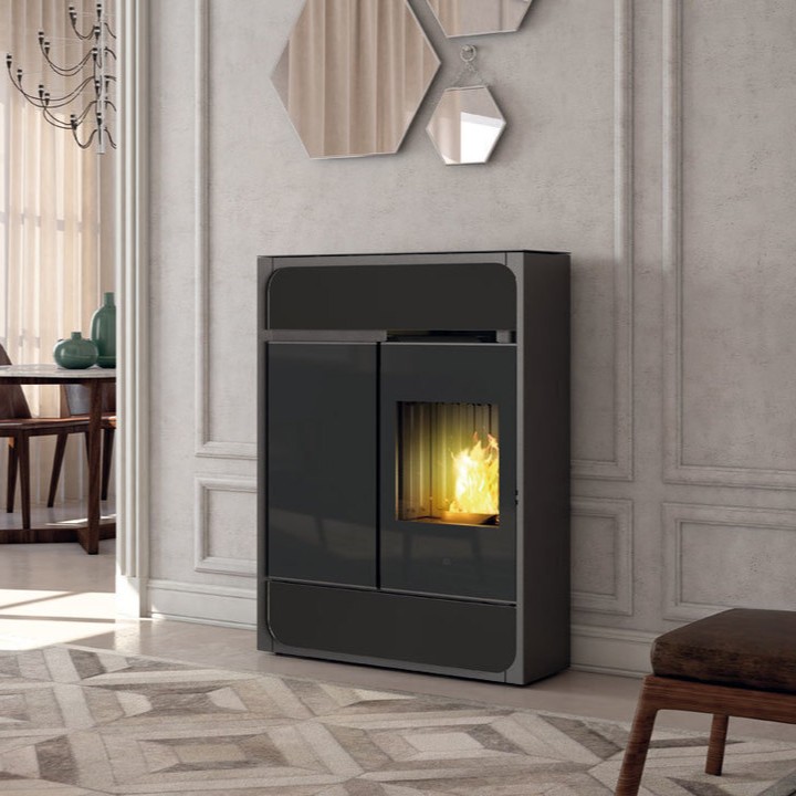 EDILKAMIN pellet stove BILD UP model 9.1 kW - Image 4