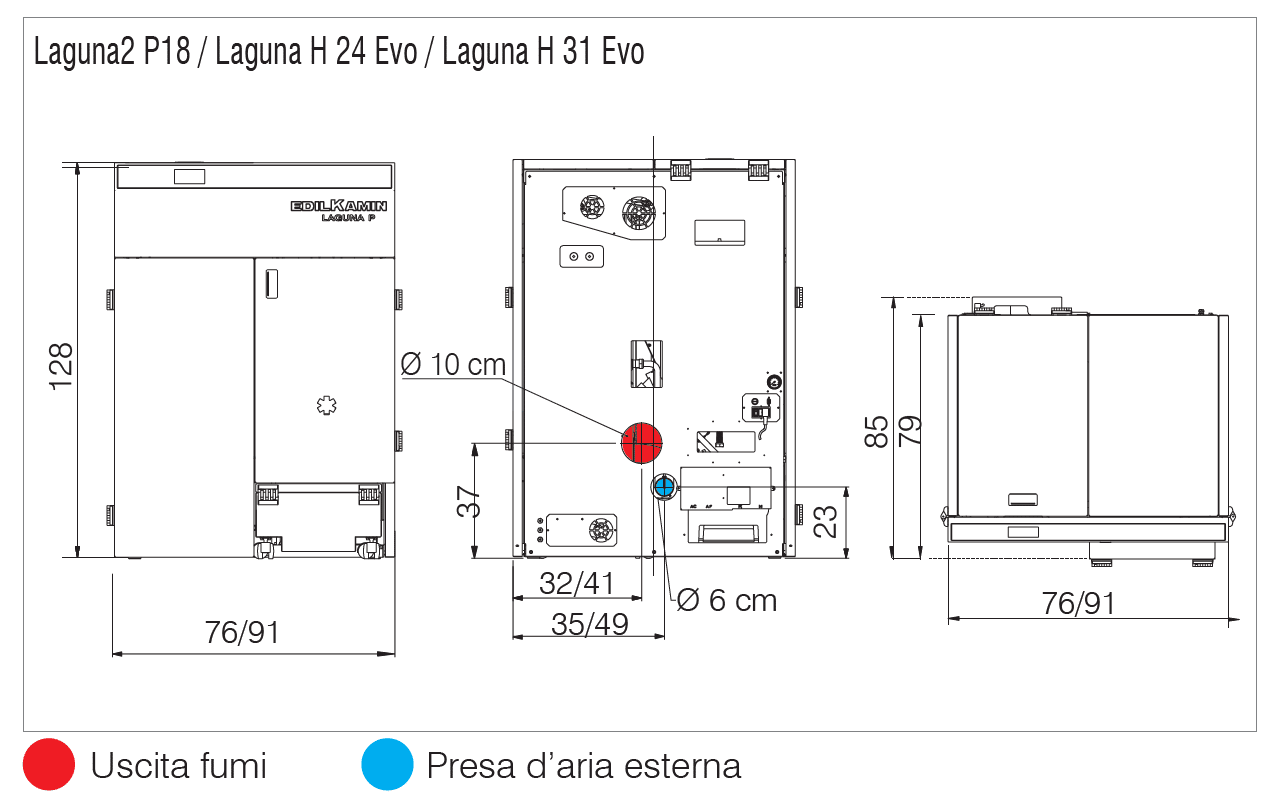 EDILKAMIN pellet boiler model LAGUNA2 P18 - P24 - P29 - Image 3