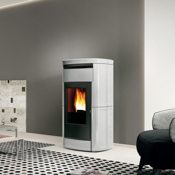 Stufa a pellet canalizzabile 5 Stelle EDILKAMIN modello KIRA 13++ EVO