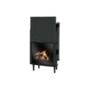 EDILKAMIN wood-burning fireplace boiler 23 kW model H2OCEANO 23 open or closed toilet
