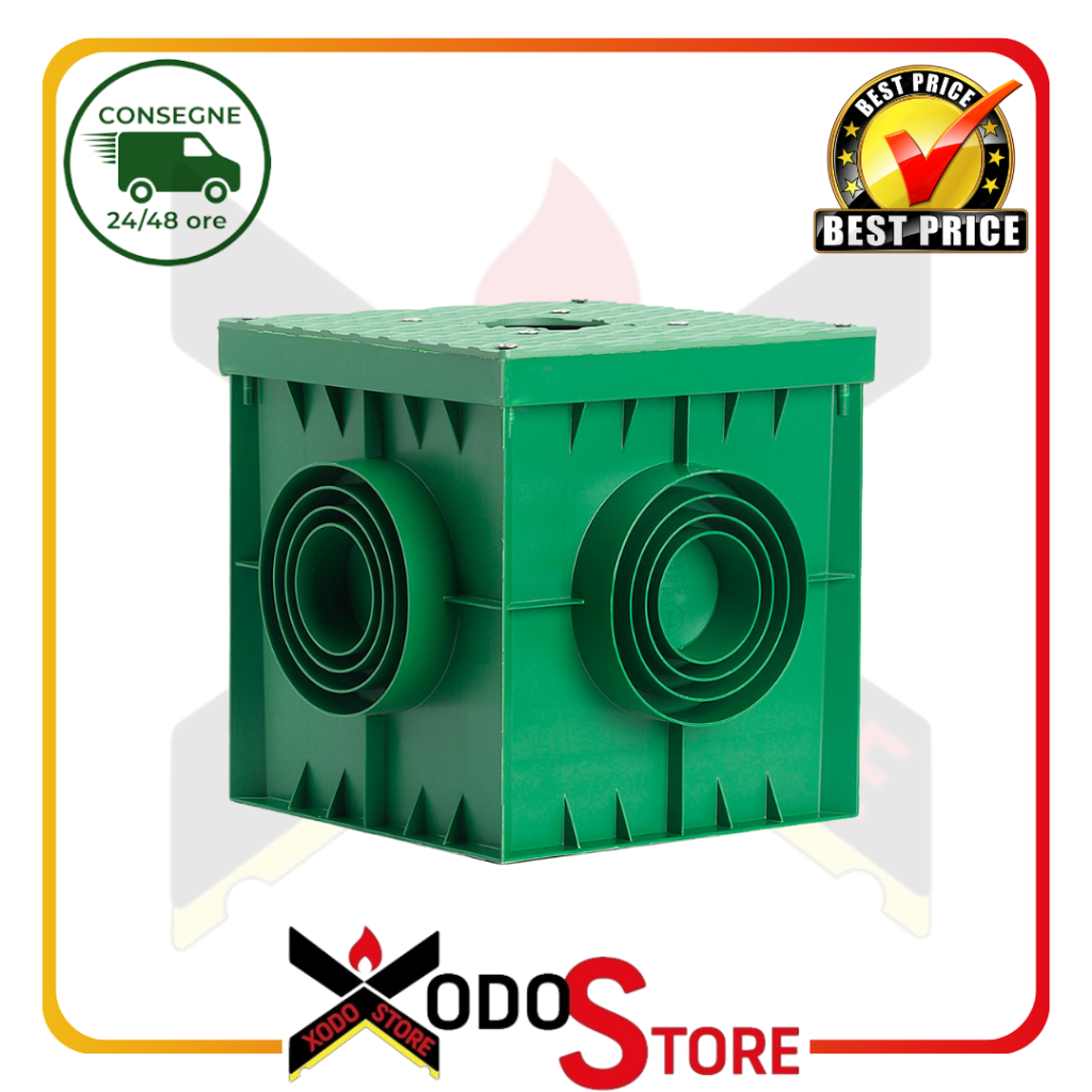 Pozzetto in PVC con piastra in metallo 25×25 – BEL FER 42/POZ
