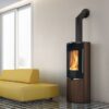 Stufa a legna EDILKAMIN 8,1 kW modello TALLY UP EVO