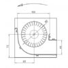 Ventola tangenziale per stufe a pellet, EMMEVI - FERGAS Cod: 153459 TGO  80/1-270/35 (Rif.Int. 6071) - Xodo Store