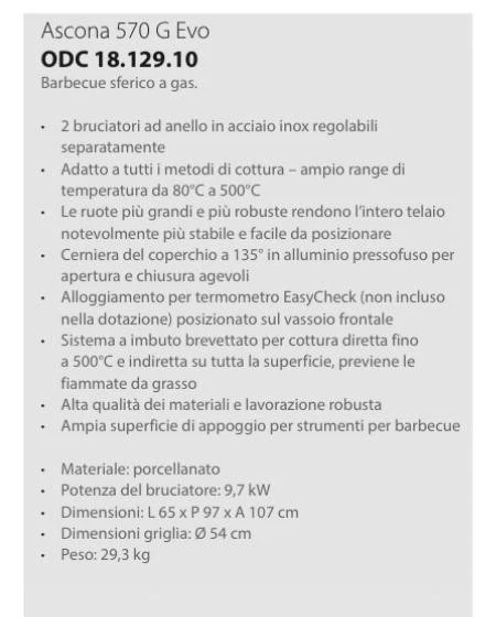 Barbecue a gas grill OUTDOORCHEF modello ASCONA 570 G EVO - immagine 7