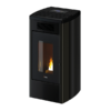 Ducted watertight pellet stove 5 Stars CADEL model ATENA PLUS 12