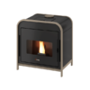 CADEL pellet stove model FRAME 9 - 9 UP TWIN