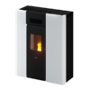 Hydro pellet boiler stove 5 Stars CADEL model MAYA 16