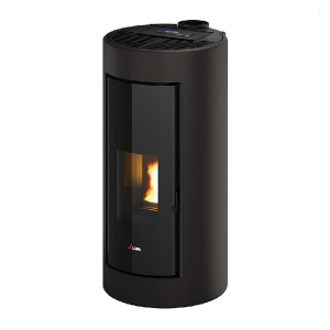 Stufa pellet stagna CADEL modello SHELL 9 UP TWIN