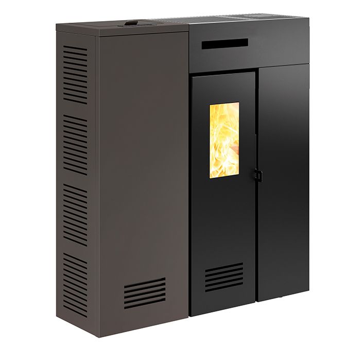 Stufa a pellet slim canalizzabile MONTEGRAPPA DUGLIA EP 9,1 kW