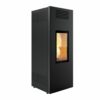 Stufa pellet MONTEGRAPPA modello NPS EVO 7 - 10 kW NOIR EVO