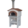 Forno a legna prefabbricato per pizze LINEA VZ modello PONZA