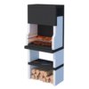 WOOD-BURNING MASONRY BARBECUE VZ LINE model STOCKHOLM