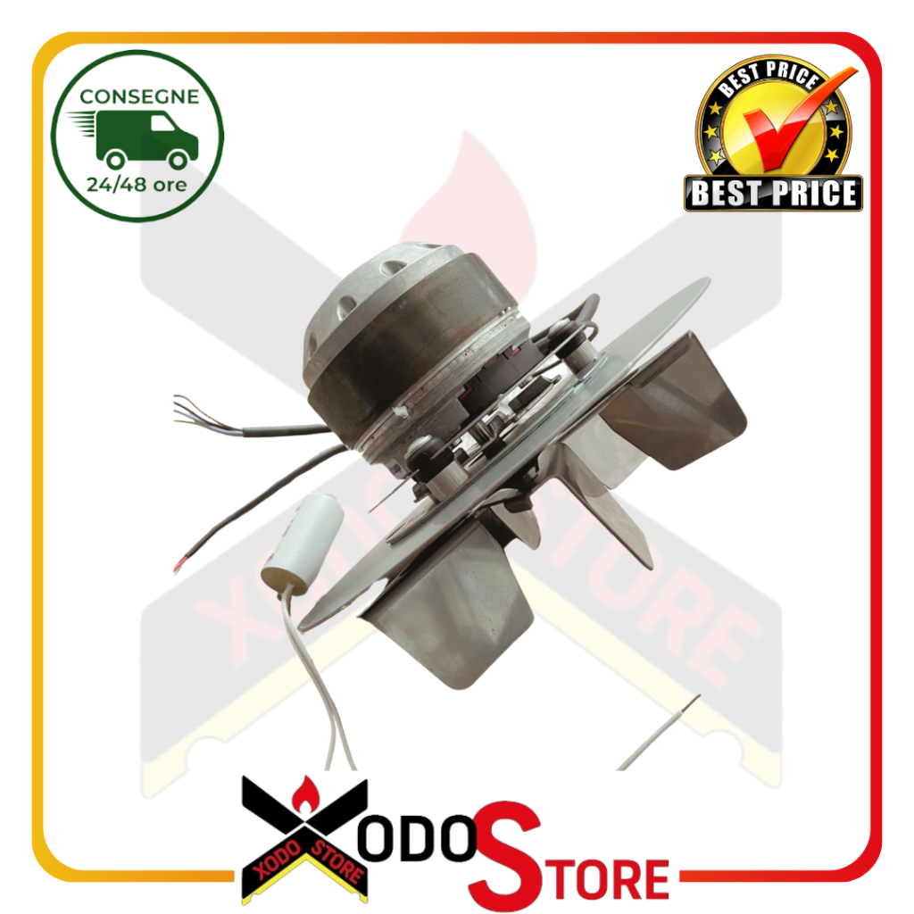 Estrattore – aspiratore fumi per stufe a pellet, EBM R2E180-CG82-01 (Rif.Int. 6004)