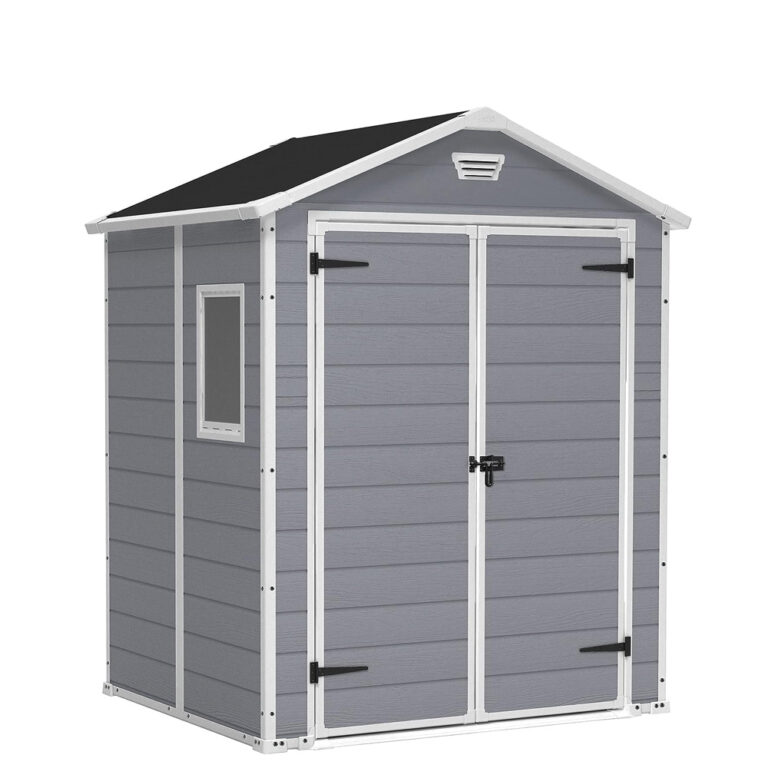 Casetta KETER MANOR 6x5, 2 porte, 226x152x185 cm - K203521 K240955