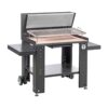 Outdoor steel barbecue VULCANO model VCKQ 780 - 670 - 560