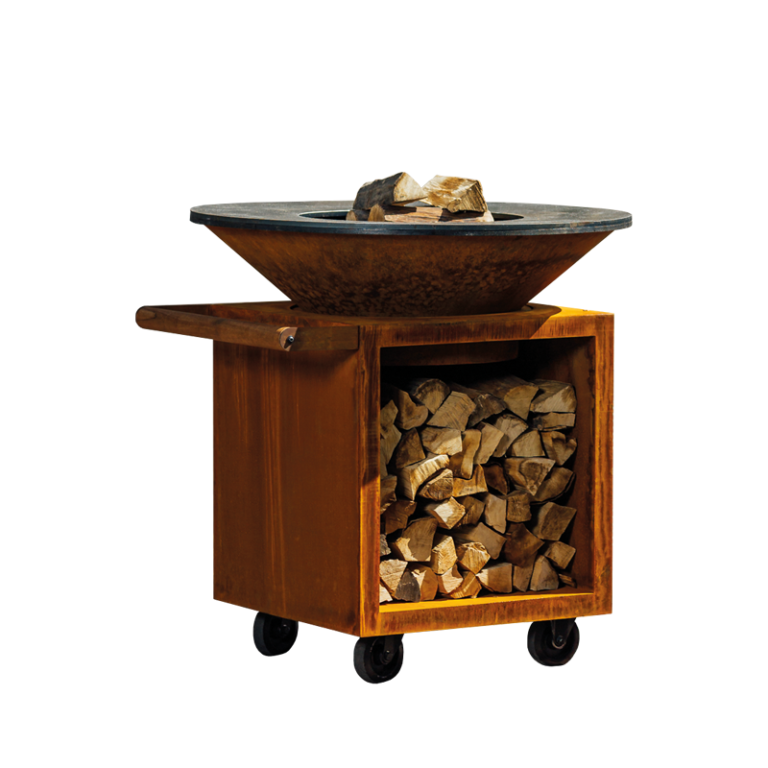 Barbecue a legna OFYR CLASSIC STORAGE CORTEN 100 PRO