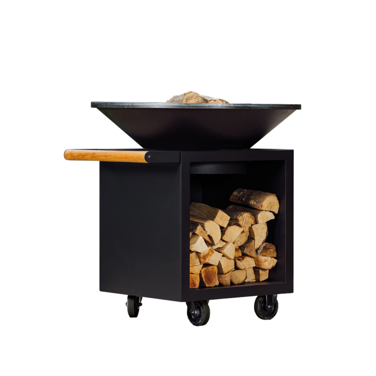 Barbecue a legna OFYR CLASSIC STORAGE BLACK 100 PRO