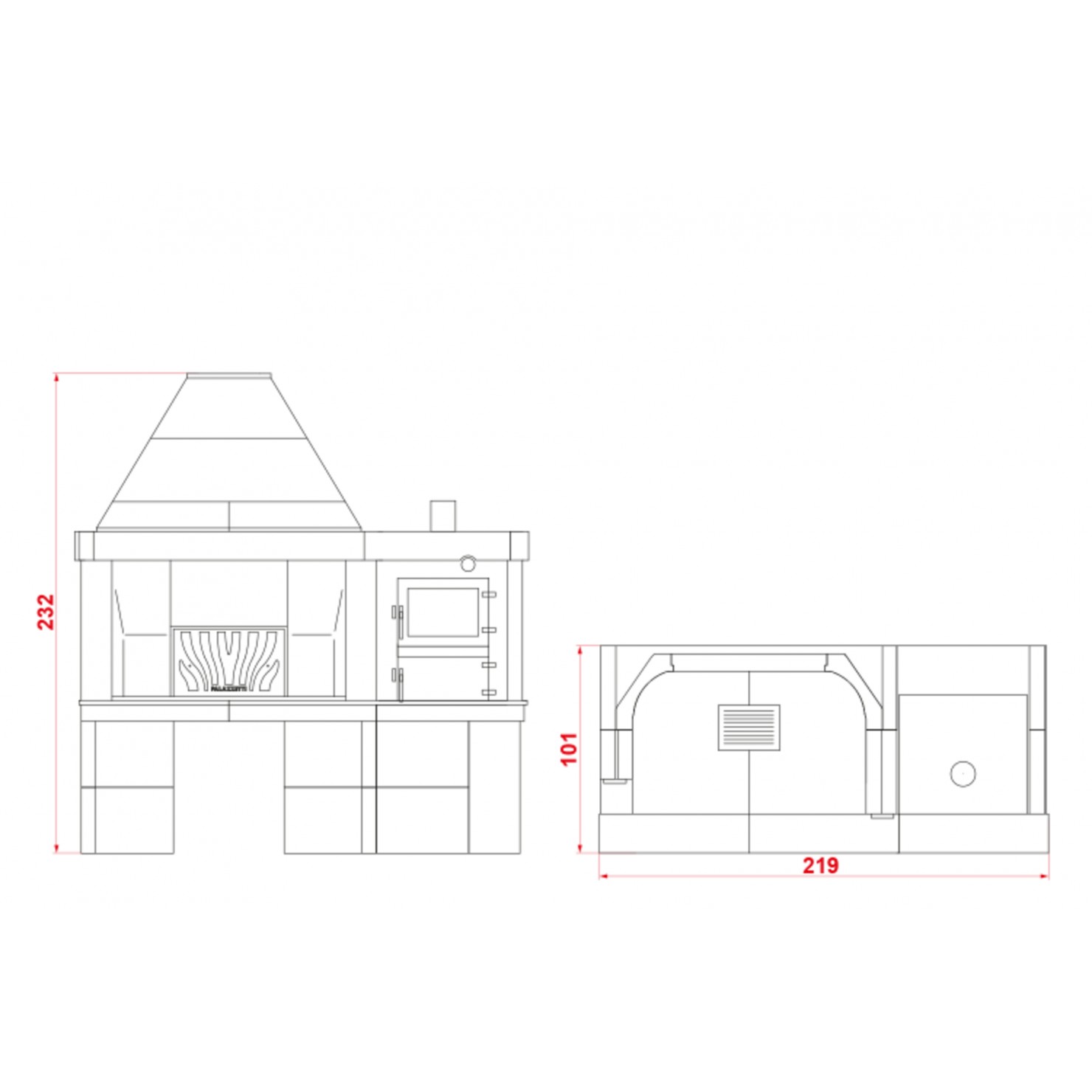 GRIGLIA FORNO ELLECI PLANO/ PLANO PLUS E QUADRO S2 - 37030009