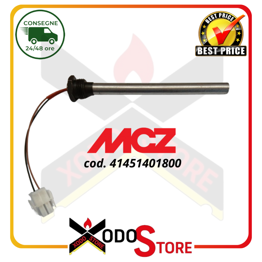 Glow plug ignition resistor for pellet stove ORIGINAL MCZ code 41451401800