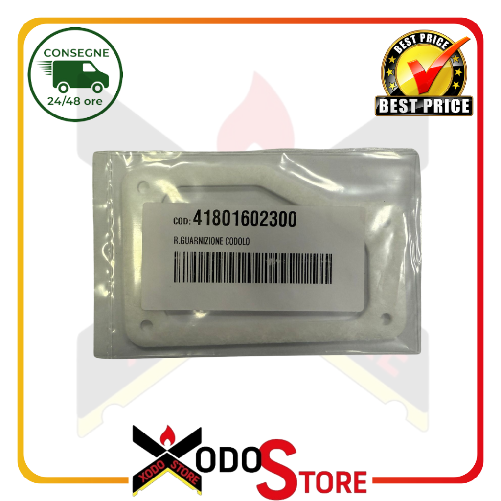 Gasket for pellet stoves, ORIGINAL MCZ and RED code 41801602300