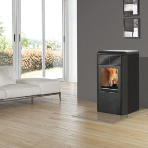 Stufa a pellet 8 kW ITALIANA CAMINI modello POINT PLUS canalizzabile