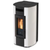 Termostufa pellet 5 Stelle RAVELLI HRV 250 STEEL - GLASS
