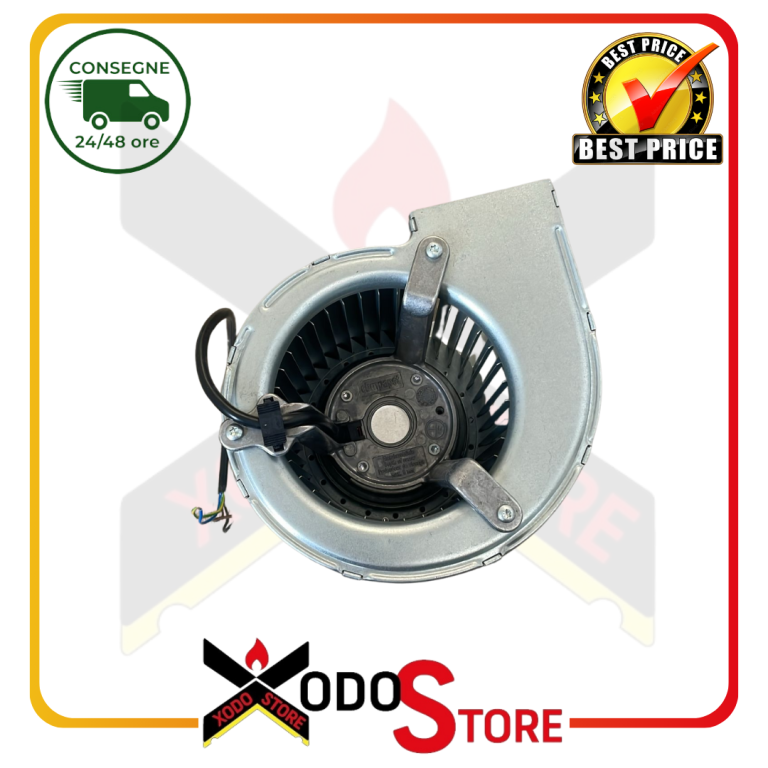 Ventilatore centrifugo EBM PAPST D2E133-AM47-01 per stufa a pellet (Rif.Int. 6064)