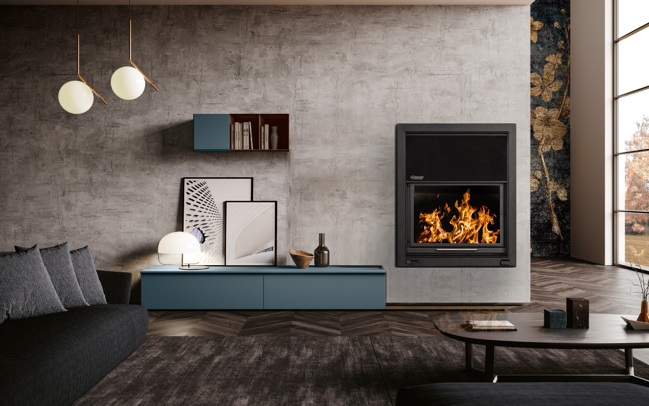 Termocamino a legna FAMAR modello ECO SV 20/28 - immagine 2