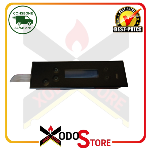 Pannello comandi con display LCD con cavo flat ORIGINALE MCZ cod. 414508022