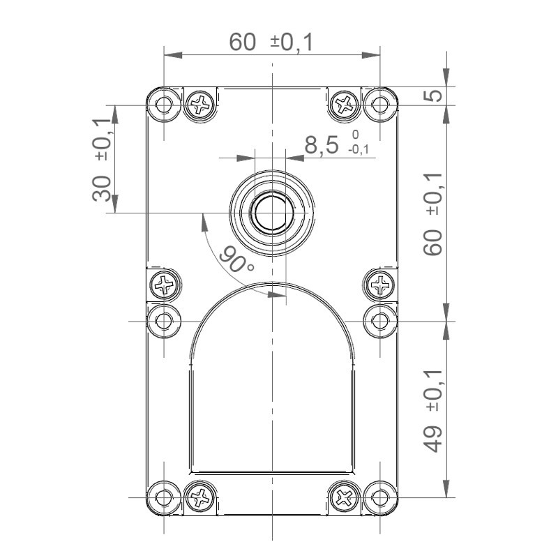 GF-64TYD-P 1.46 rpm gearmotor ORIGINAL PALAZZETTI code 895735700 - Image 8