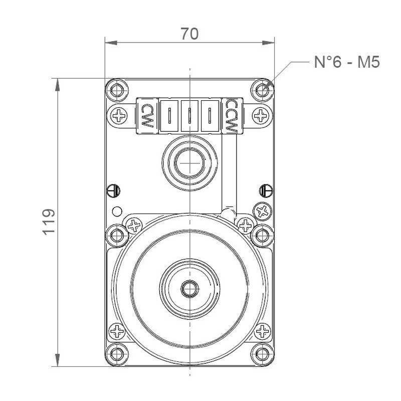 GF-64TYD-P 1.46 rpm gearmotor ORIGINAL PALAZZETTI code 895735700 - Image 10