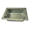 Pressed sheet metal ashtray drawer for fireplace 30 x 20 x 7 cm (Rif.Int. 0051)