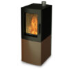 RAVELLI ceramic pellet stove model ALFA S 7.2 kW hermetic