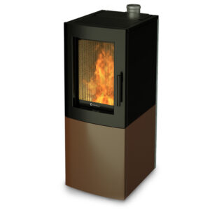 Stufa a pellet ceramica RAVELLI modello ALFA S 7,2 kW ermetica