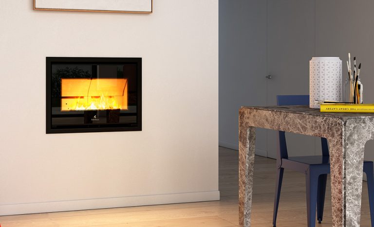 RAVELLI wood-burning fireplace model CHRONOS 7.5 kW insert - Image 2