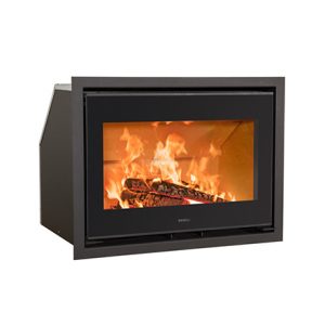 Camino a legna RAVELLI modello CHRONOS 7.5 kW inserto