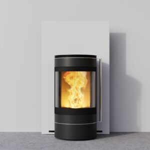 Stufa pellet tonda MONTEGRAPPA ALTER EGO 7,6 Kw