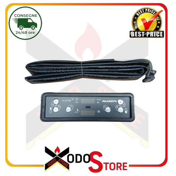 Pannello digitale consolle ABS + CAVO FLAT ORIGINALE PALAZZETTI cod. 895712010